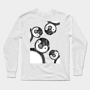 Penguins peeking Long Sleeve T-Shirt